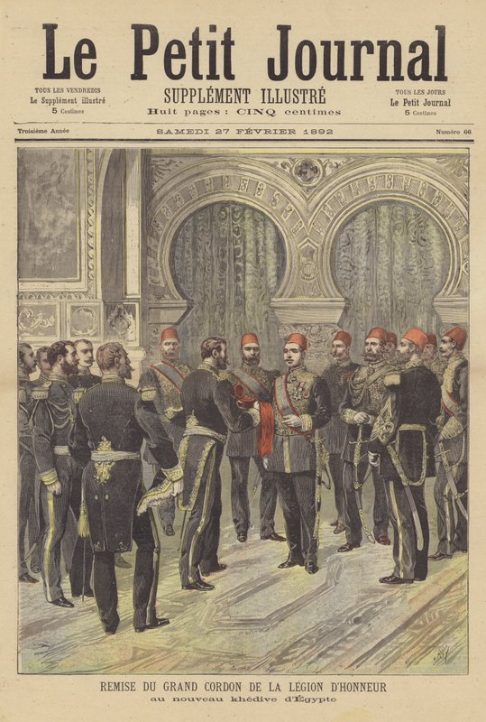 Představení křídla Legion dHonneur novému egyptskému Khedive od after Henri Meyer
