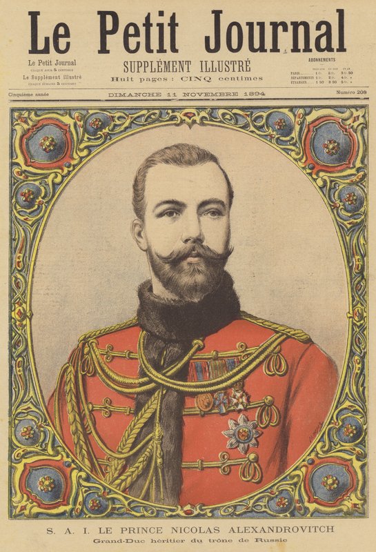 Kníže Mikuláš Alexandrovič, následník ruského trůnu od after Henri Meyer