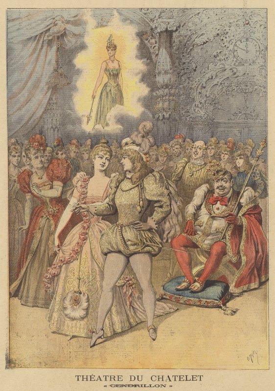 Představení Cendrillon v divadle Theatre du Chatelet od after Henri Meyer