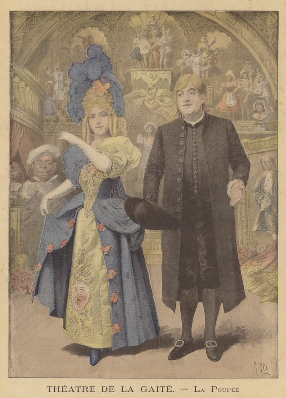 Produkce La Poupee (Panenka) v Theater de la Gaite od after Henri Meyer