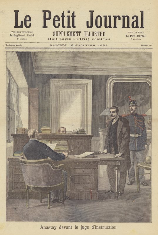 Vrah Louis Anastay před soudcem od after Henri Meyer