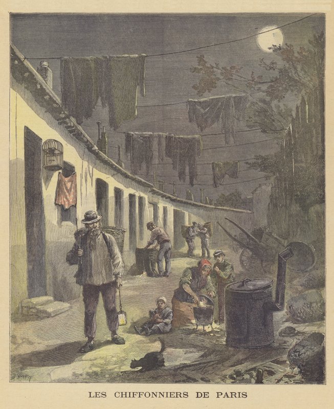 Pařížští hadráři od after Henri Meyer