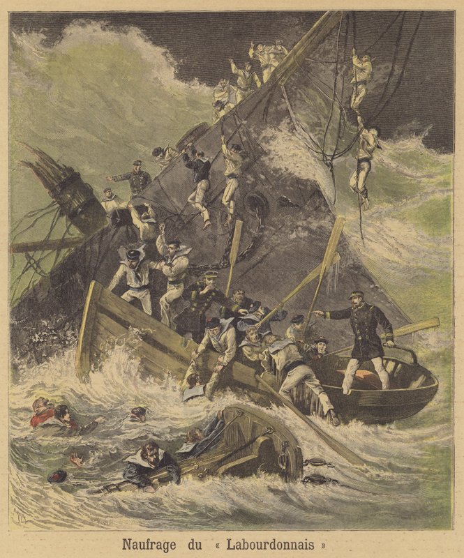 Vrak Labourdonnais od after Henri Meyer
