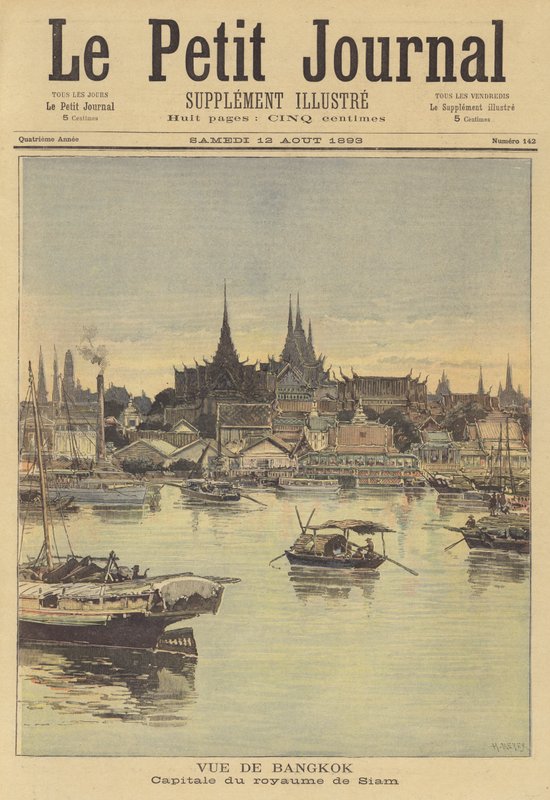 Pohled na Bangkok od after Henri Meyer