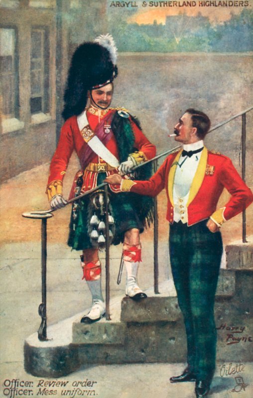 Argyll a Sutherland Highlanders od after Henry A. Payne