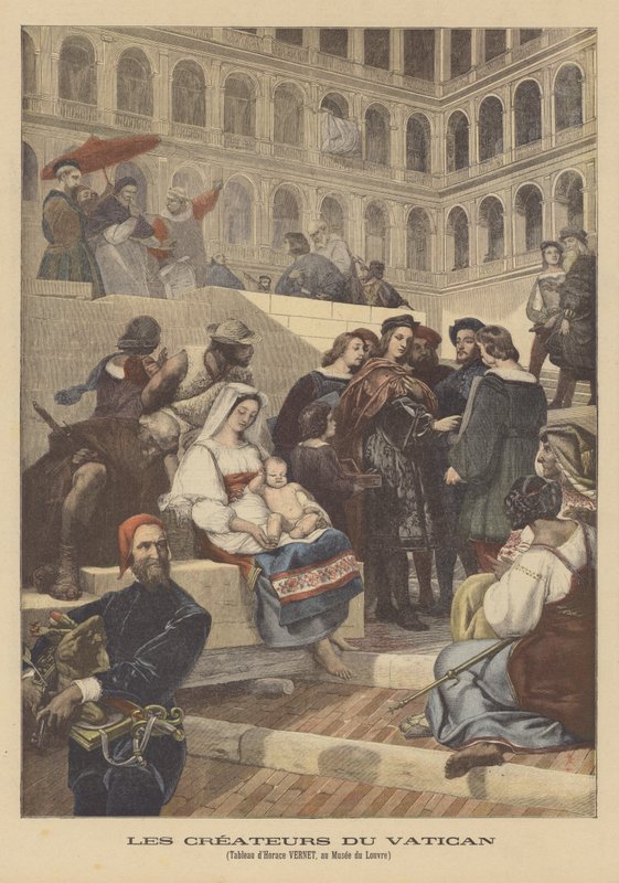 Tvůrci Vatikánu od after Horace Vernet