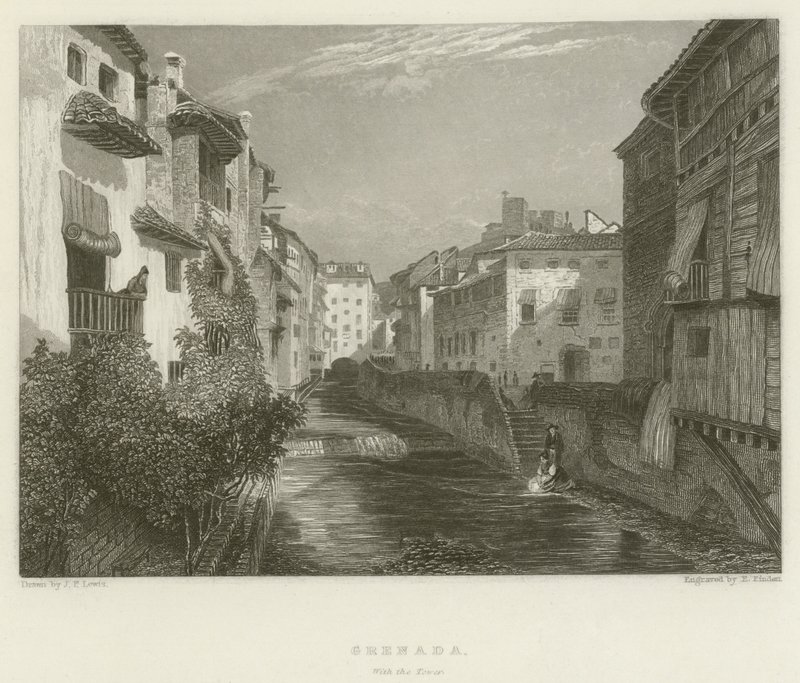 Grenada s věží od after John Frederick Lewis