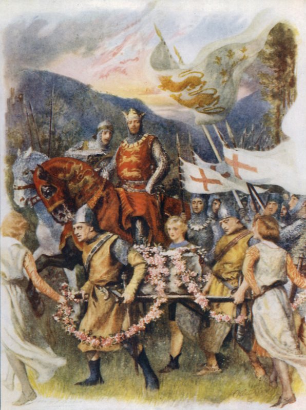 Přinášíme korunovační kámen Scone od after John Henry Frederick Bacon