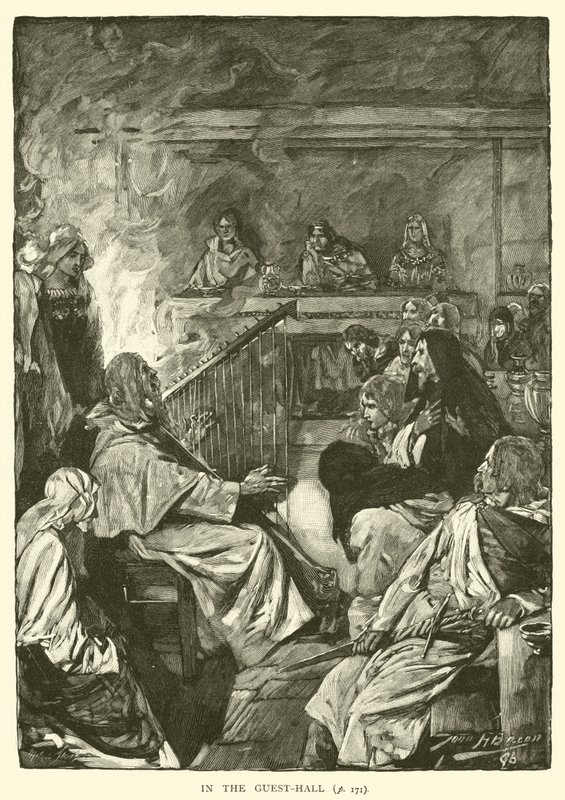 V sále pro hosty od after John Henry Frederick Bacon