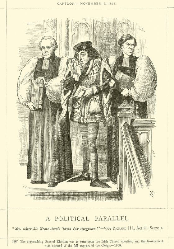 Politická paralela od after John Tenniel