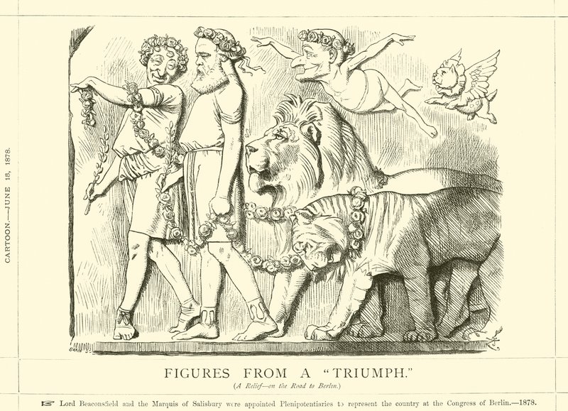 Čísla z triumfu od after John Tenniel