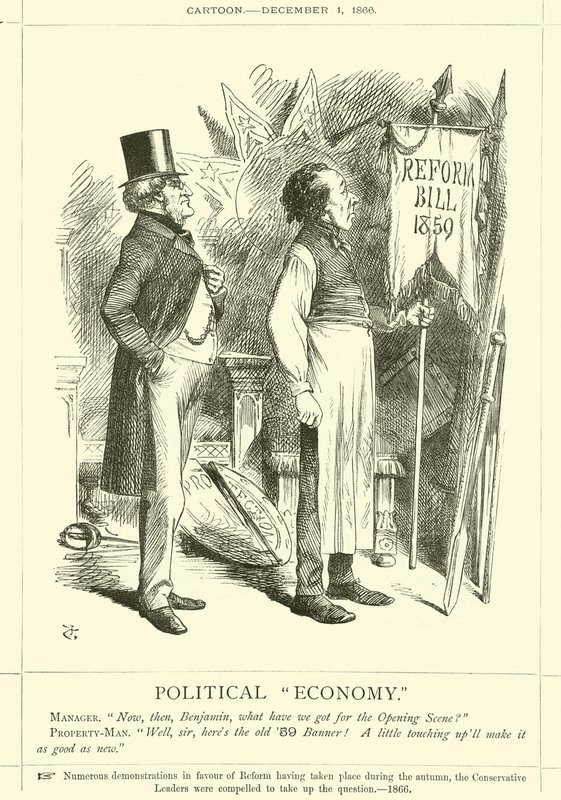 Politická ekonomika od after John Tenniel