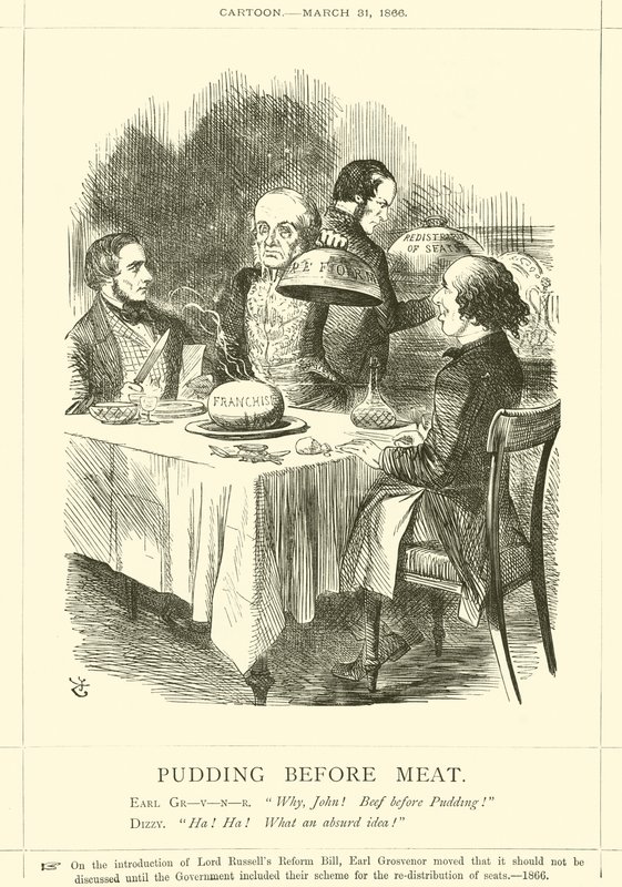 Pudink před masem od after John Tenniel