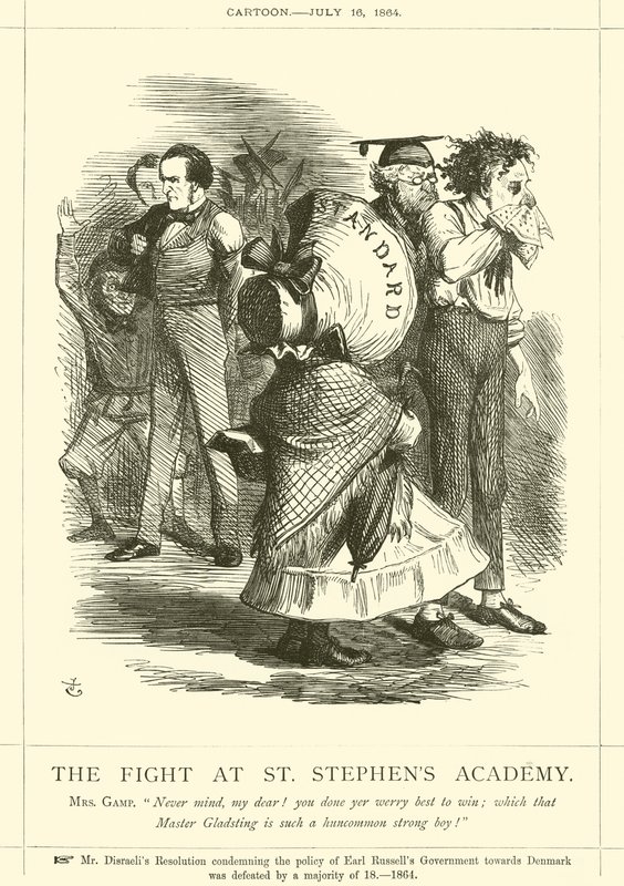 Boj na Akademii sv. Štěpána od after John Tenniel