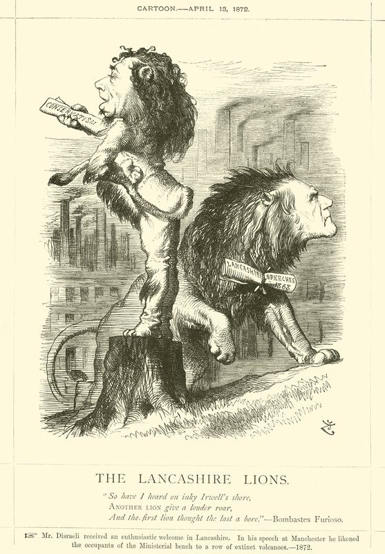 Lancashire Lions od after John Tenniel