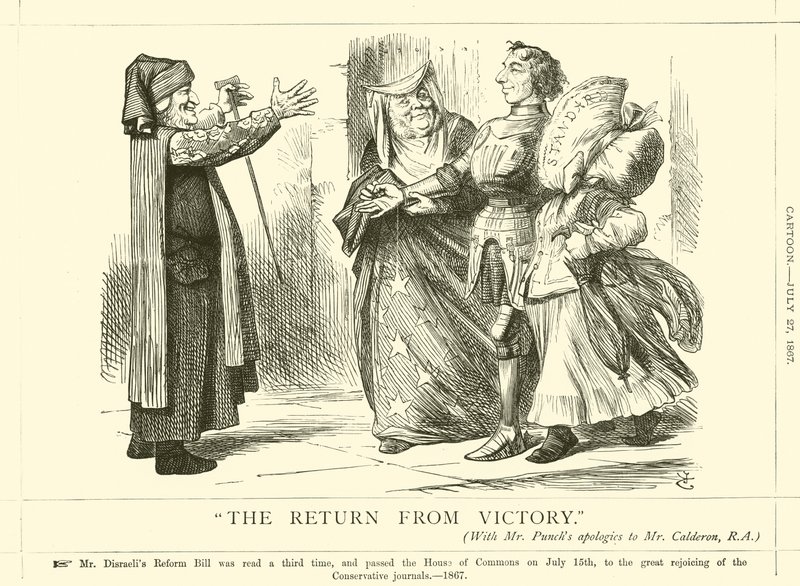 Návrat z vítězství od after John Tenniel