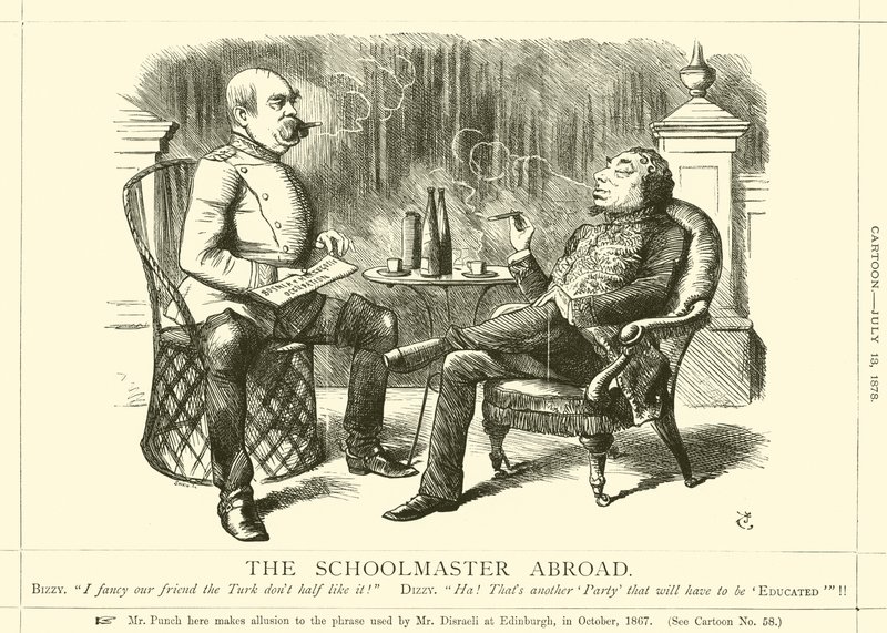 Učitel v zahraničí od after John Tenniel
