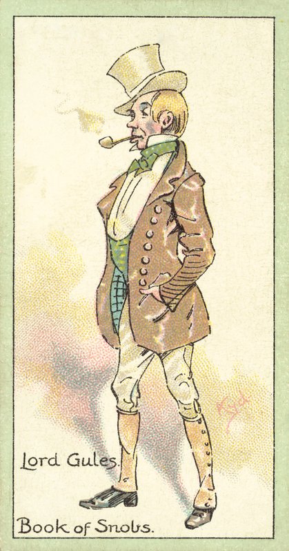 Lord Gules, Kniha snobů (chromolitho) od after Joseph Clayton Clarke