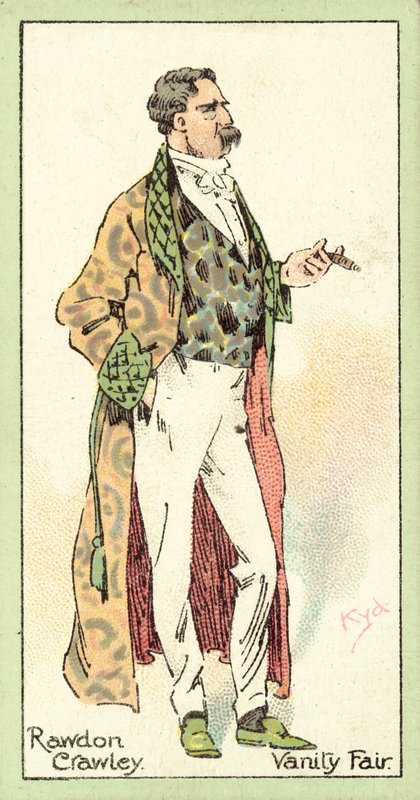 Rawdon Crawley, Vanity Fair (chromolitho) od after Joseph Clayton Clarke