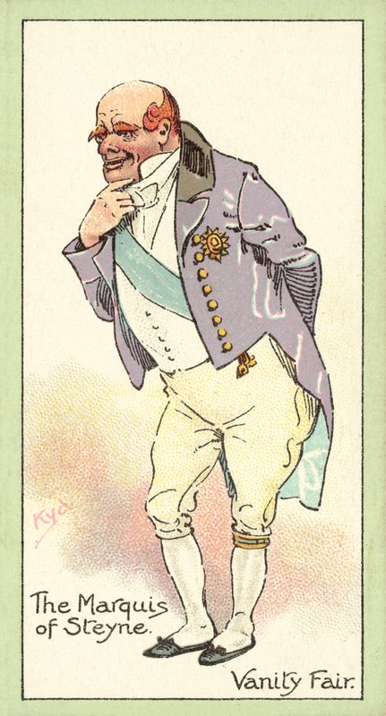 Markýz ze Steyne, Vanity Fair (chromolit) od after Joseph Clayton Clarke