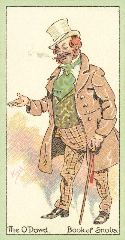 The ODowd, Book of Snobs (chromolitho) od after Joseph Clayton Clarke