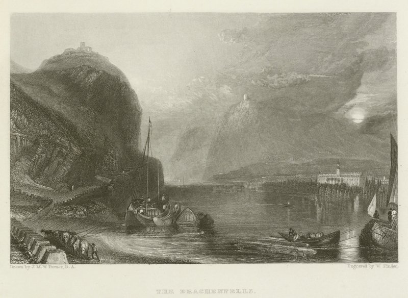 Drachenfels od after Joseph Mallord William Turner