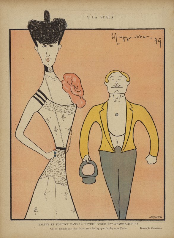 Balthy a Fordyce, ilustrace pro Le Rire od after Leonetto Cappiello