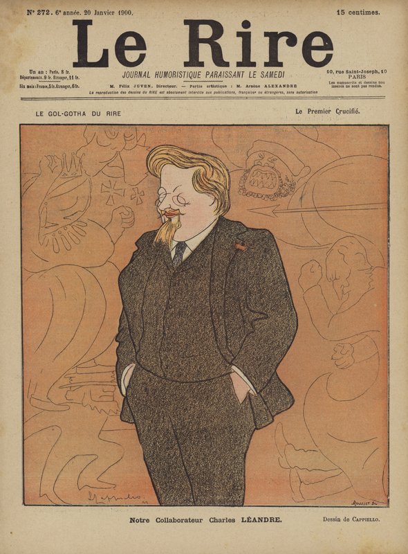 Charles Leandre, ilustrace pro Le Rire od after Leonetto Cappiello