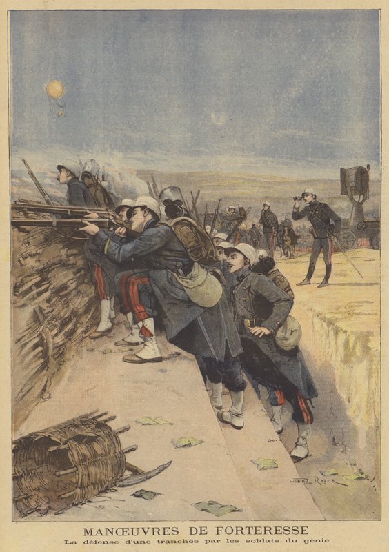Manévry francouzské armády od after Lionel Royer
