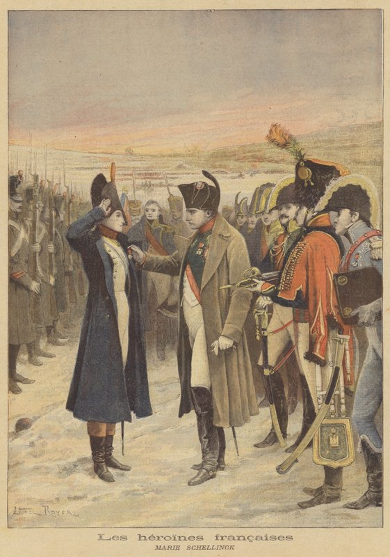 Francouzské hrdinky: Marie Schellinck od after Lionel Royer