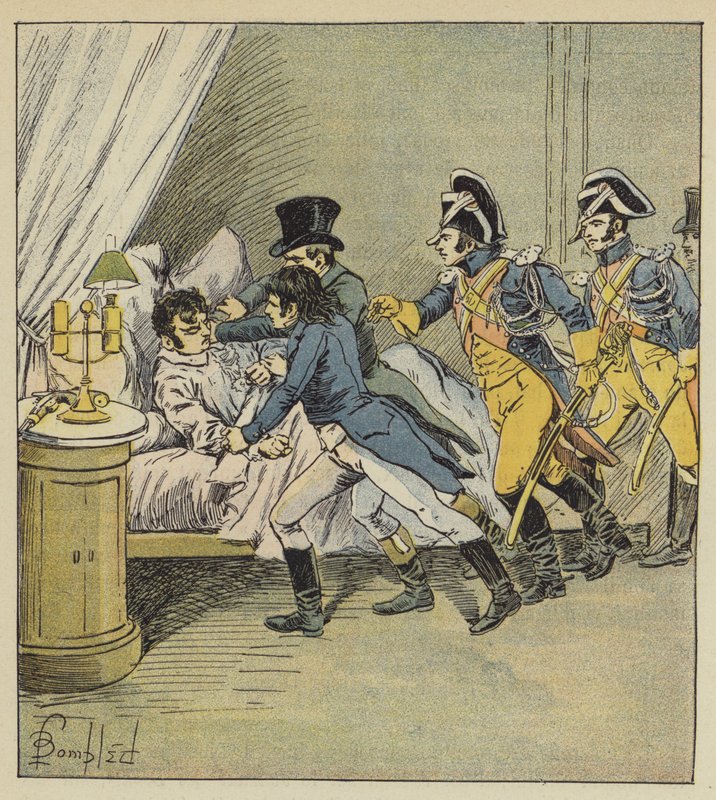 Zatčení Pichegru od after Louis Charles Bombled