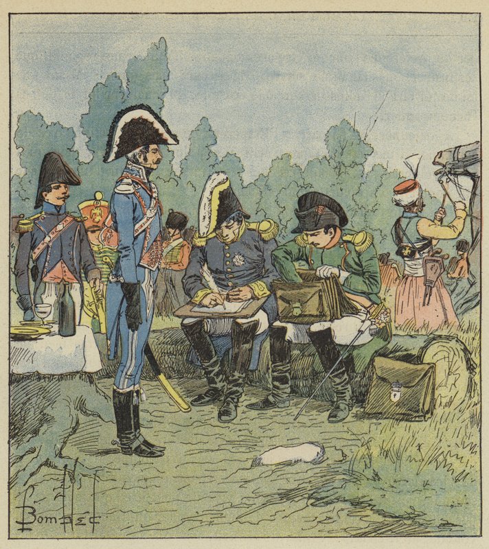 Berthier vzal na vědomí od after Louis Charles Bombled