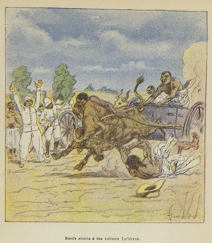 Voli zapřáhli do vozů Lefebvre od after Louis Charles Bombled