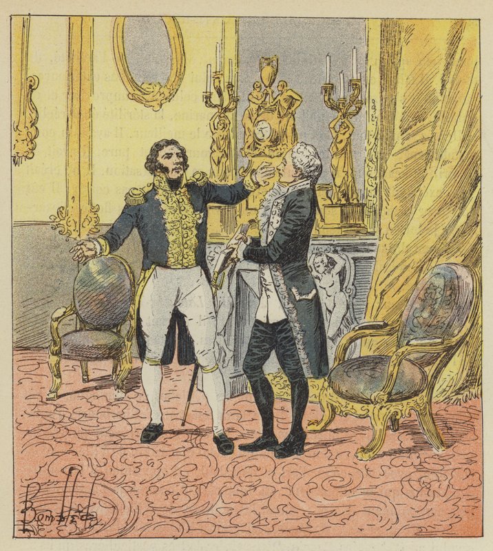 To stačí! vykřikl Decres a položil si ruku na ústa. od after Louis Charles Bombled