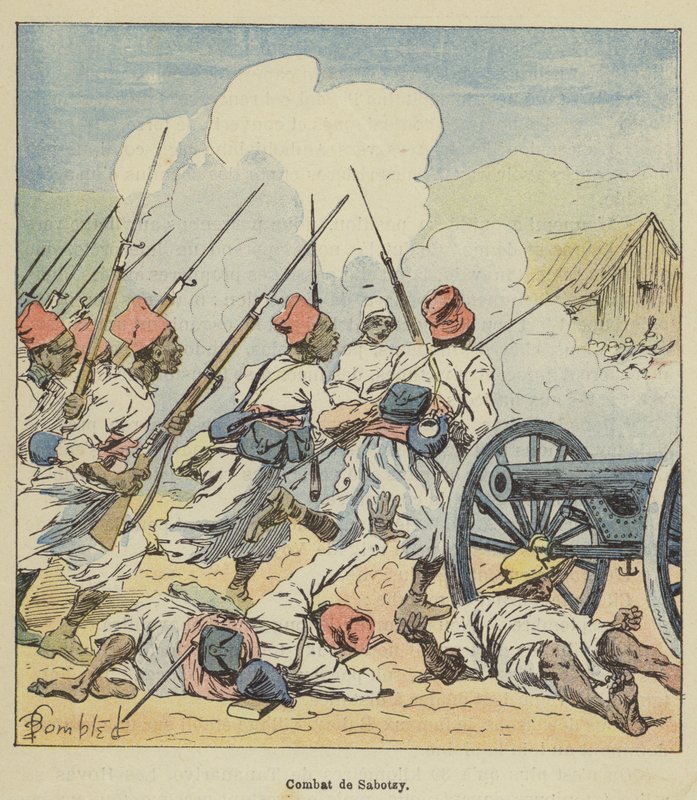 Sabotzy boj od after Louis Charles Bombled