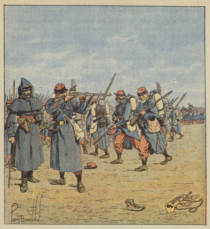 Ústupový boj od after Louis Charles Bombled
