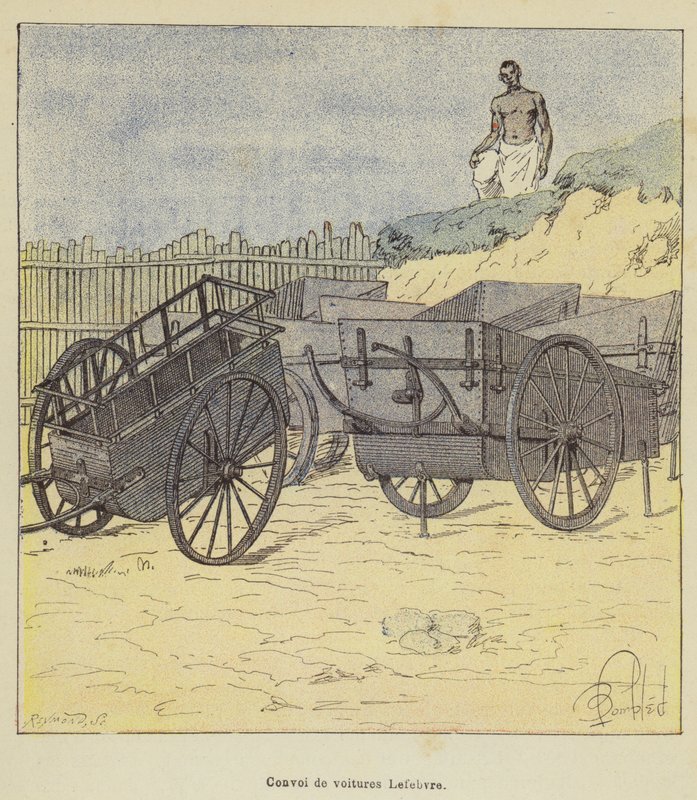 Konvoj aut Lefebvre od after Louis Charles Bombled