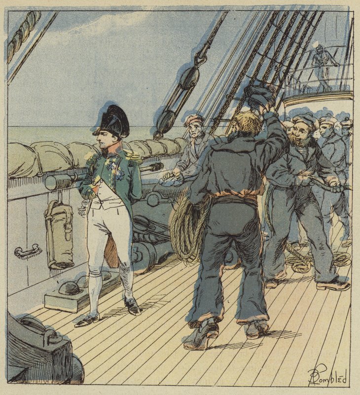 V prvních dnech posádka projevovala velkou zvědavost od after Louis Charles Bombled