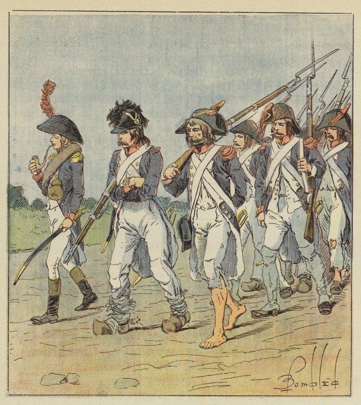 Denument de larmee dItalie od after Louis Charles Bombled