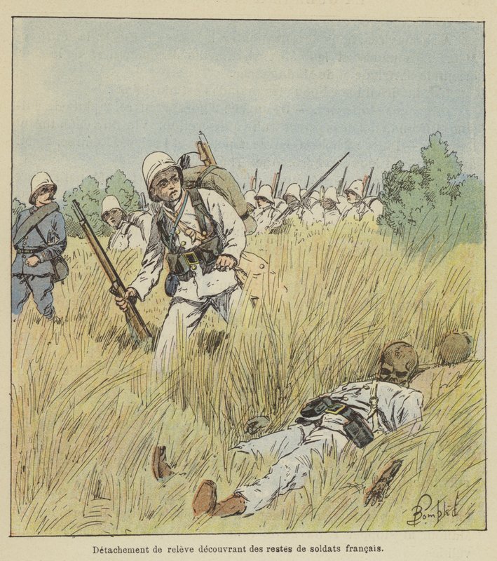 Pomocný oddíl objevil ostatky francouzských vojáků od after Louis Charles Bombled