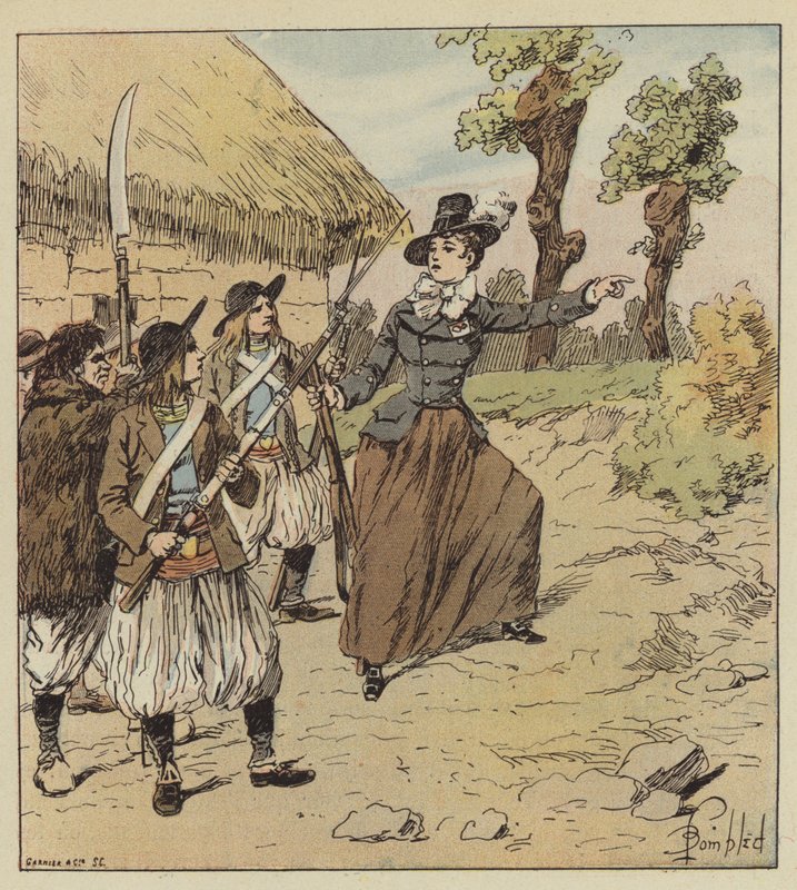 Velmi aktivně se účastnila válek ve Vendeé. od after Louis Charles Bombled