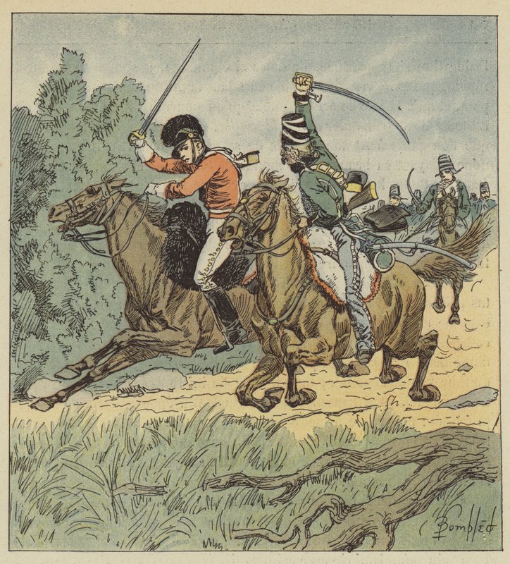 Hodně bojoval proti našim lidem ve Flandrech a nesl si na sobě stopy. od after Louis Charles Bombled