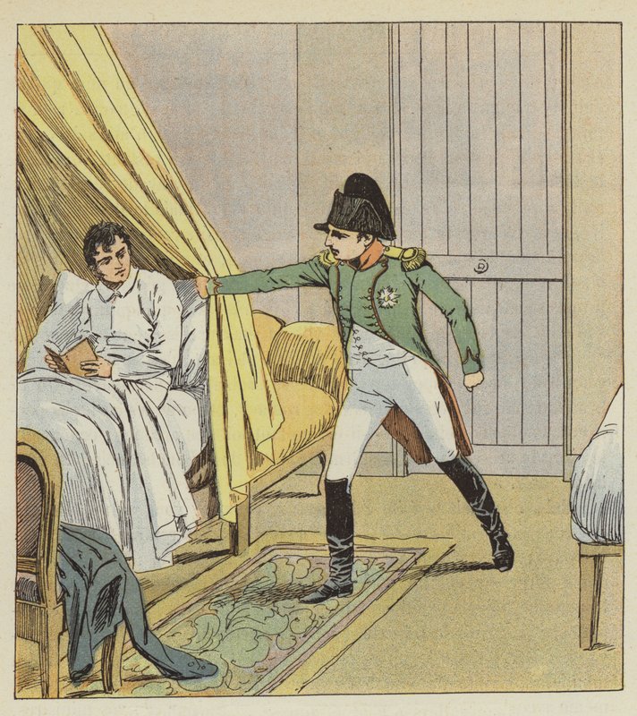 Viděl jsem paži, která autoritativně oddělovala můj závěs od after Louis Charles Bombled