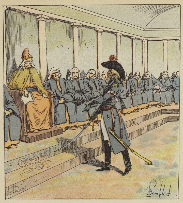 Junot vyhrožuje senátu Benátek od after Louis Charles Bombled