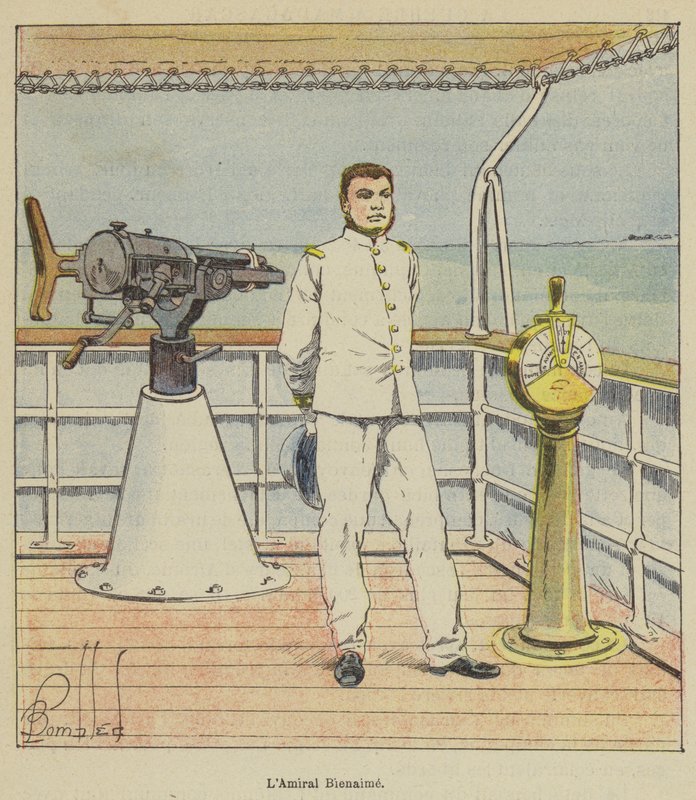 Admirál Bienaime od after Louis Charles Bombled