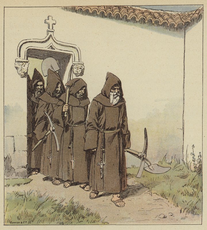 Francie by mohla a měla mít několik blázinců zvaných trapisté od after Louis Charles Bombled