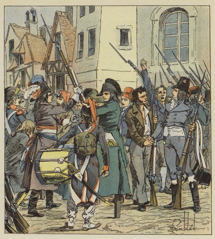 Celý národ se rozběhl do zbraně od after Louis Charles Bombled