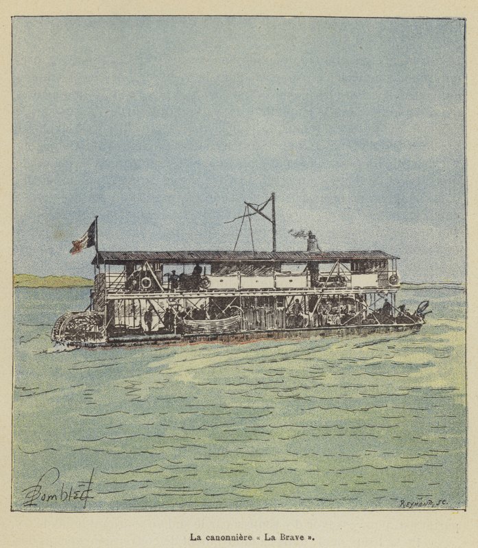 La Brave canonniere od after Louis Charles Bombled