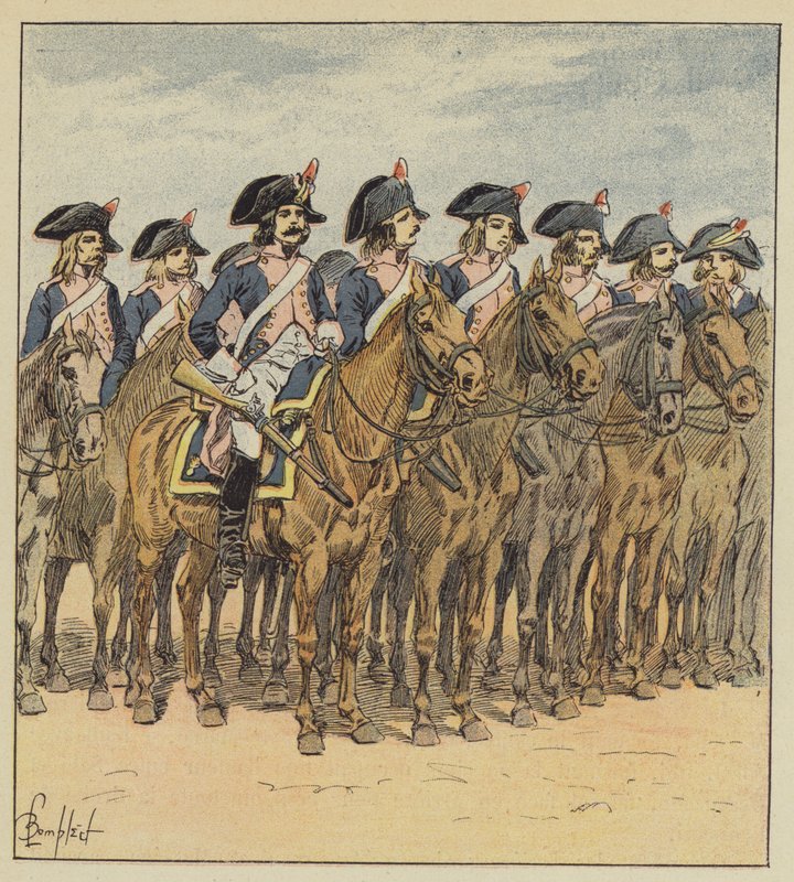Italská kavalérie a armády od after Louis Charles Bombled