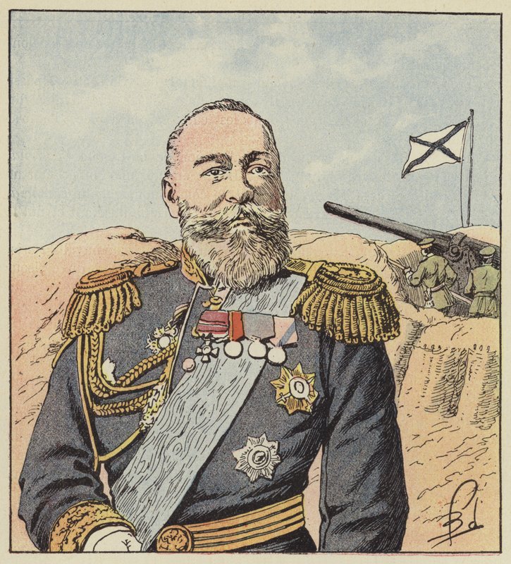 Admirál Alexeief, vrchní velitel v Port Arthuru od after Louis Charles Bombled